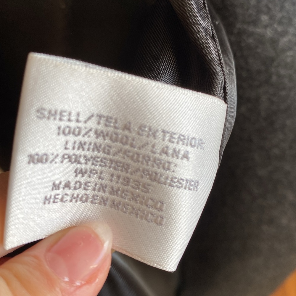 Worthington 100% Wool Coat Size 8 Black - Picture 8 of 12